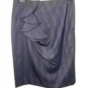 Black and navy blue skirt